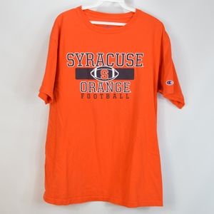 Champion Mens Large Syracuse Football T Shirt